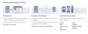 Facebook for mobile